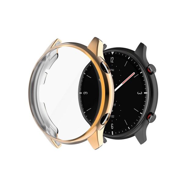 

Защитный чехол для смарт часов Amazfit GTR 2/2e Rose gold
