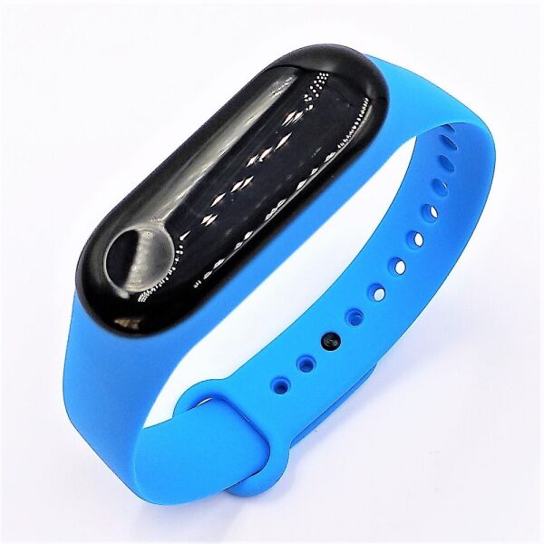 

Ремешок для фитнес-браслета Xiaomi Mi Band 3 и 4 Blue