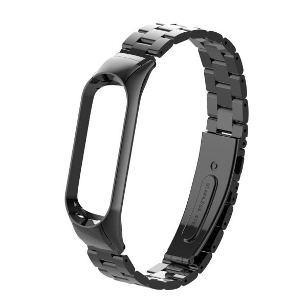 

Pемешок для фитнес-браслета Xiaomi Mi Band 3 и 4 Bead design Black