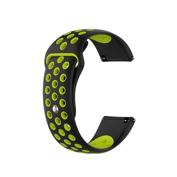 

Ремешок для часов Nike design bracelet Universal, 20 мм., Black with green