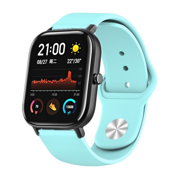 

Ремешок для часов Sport design bracelet Universal, 20 мм. Mint green