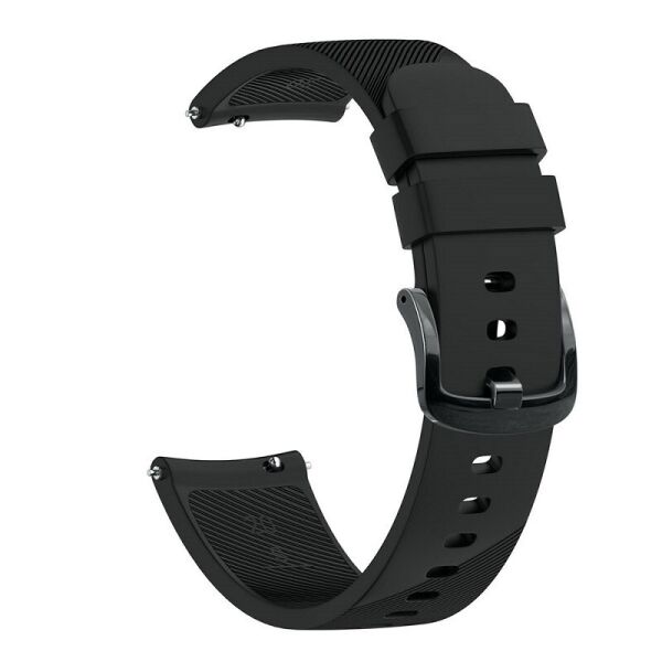 

Ремешок для часов Silicone bracelet Universal, 20 мм. Type B Black