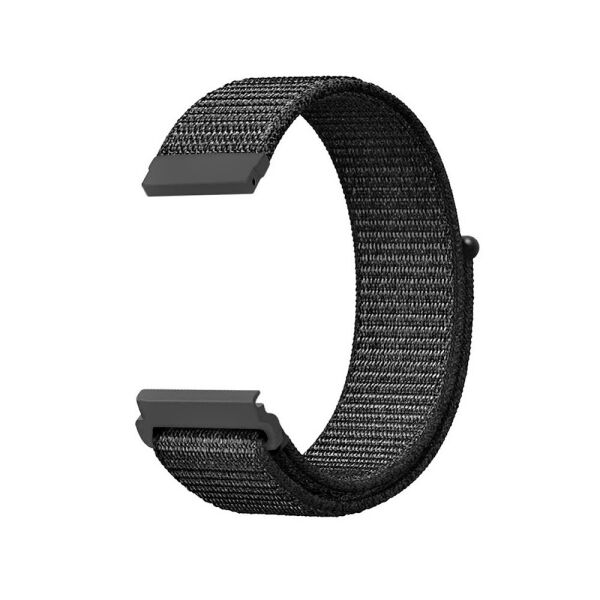 

Ремешок для часов Nylon loop bracelet Universal, 20 мм. Dark gray