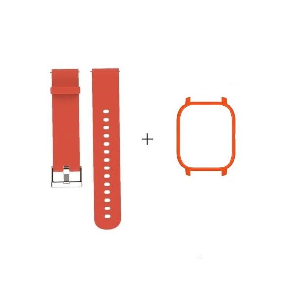 

Amazfit GTS Комплект для смарт часов (ремешок и бампер), Orange