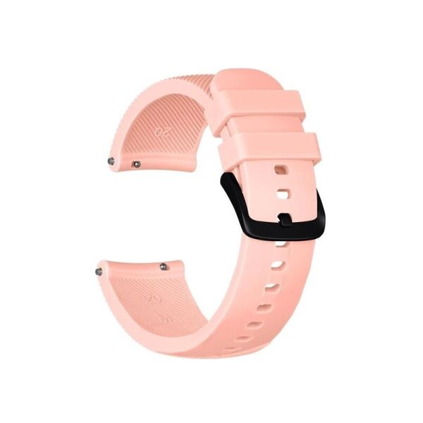 

Ремешок для часов Silicone bracelet Universal, 20 мм. Type B Pale pink