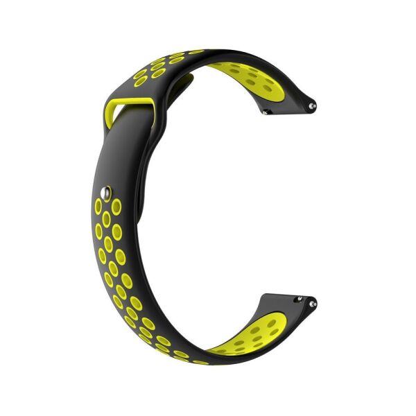 

Ремешок для часов Nike design bracelet Universal, 20 мм., Black with yellow