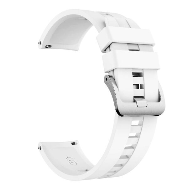 

Ремешок для часов Silicone bracelet Universal Type D, 22 мм. White