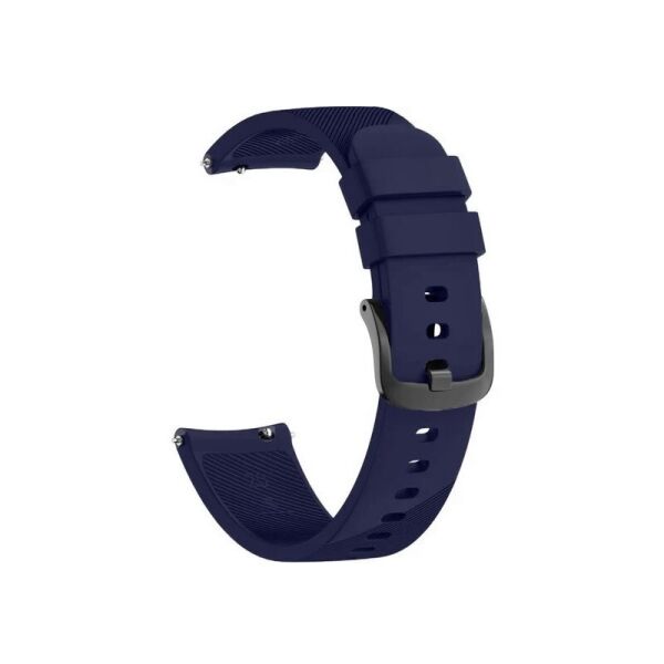 

Ремешок для часов Silicone bracelet Universal, 20 мм. Type B Navy blue
