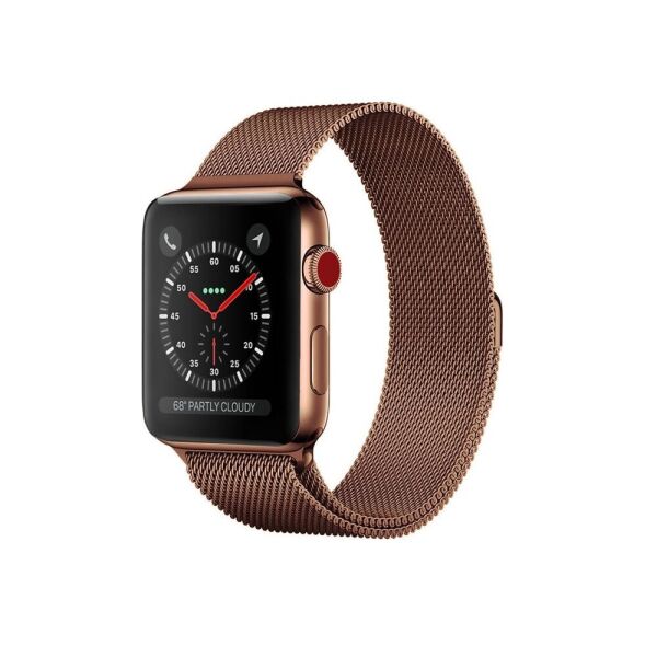 

Ремешок для часов Milanese loop steel bracelet Apple watch, 38-40 мм. Bronze
