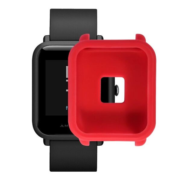 

Amazfit Bip Защитный силиконовый чехол для смарт часов, Red