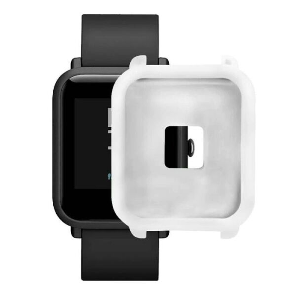 

Amazfit Bip Защитный силиконовый чехол для смарт часов, White