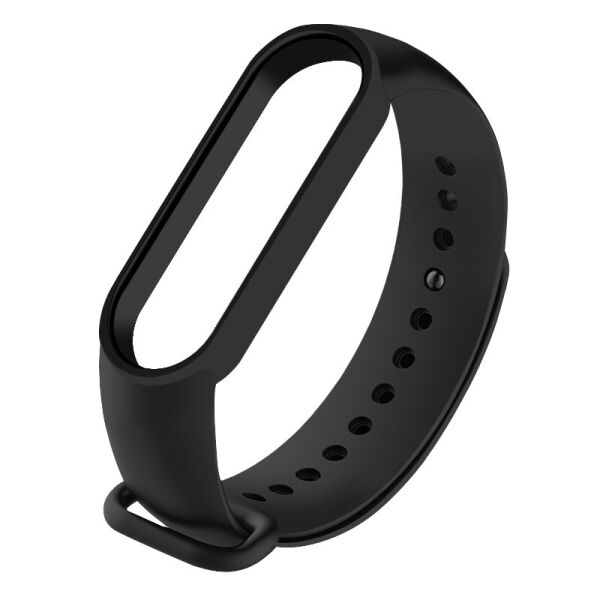 

Ремешок для фитнес браслета Xiaomi Mi Band 5 и 6 Black