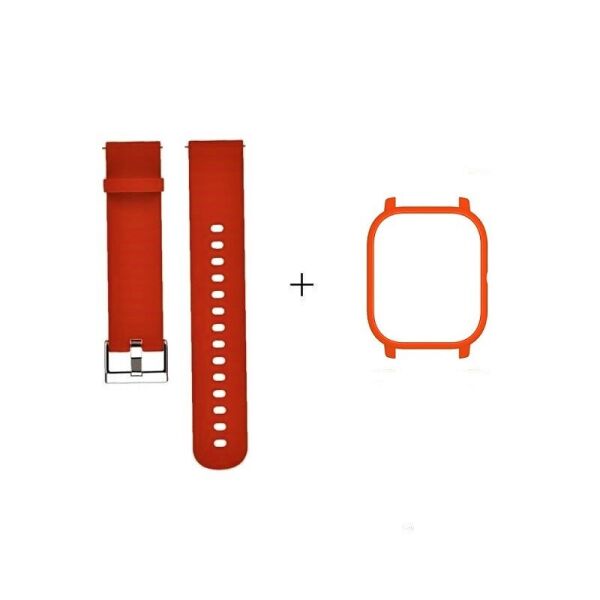 

Amazfit GTS Комплект для смарт часов (ремешок и бампер), Red