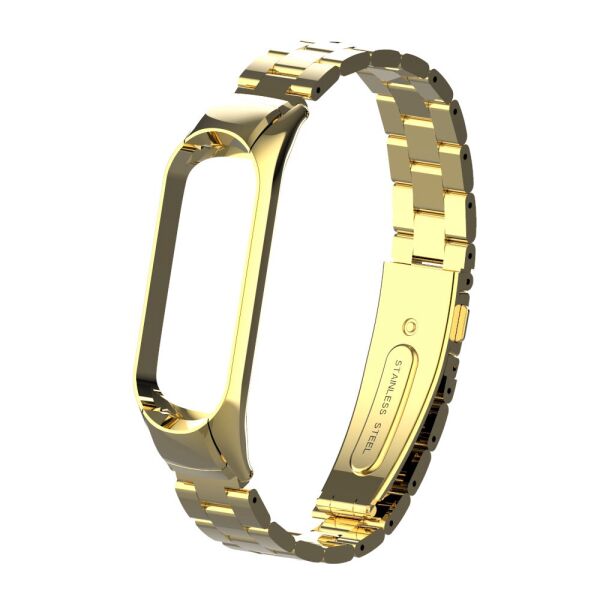 

Pемешок для фитнес-браслета Xiaomi Mi Band 5 и 6 Bead design Gold