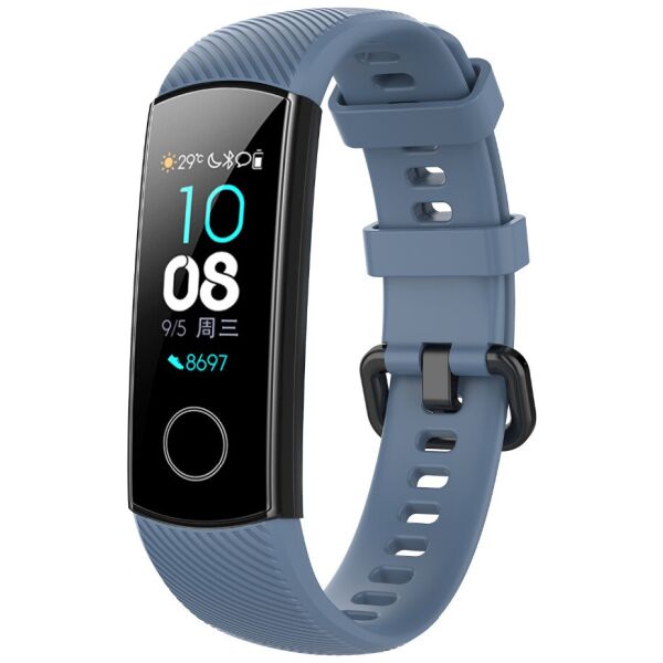 

Ремешок для фитнес-браслета Honor Band 4 и 5 Gray blue