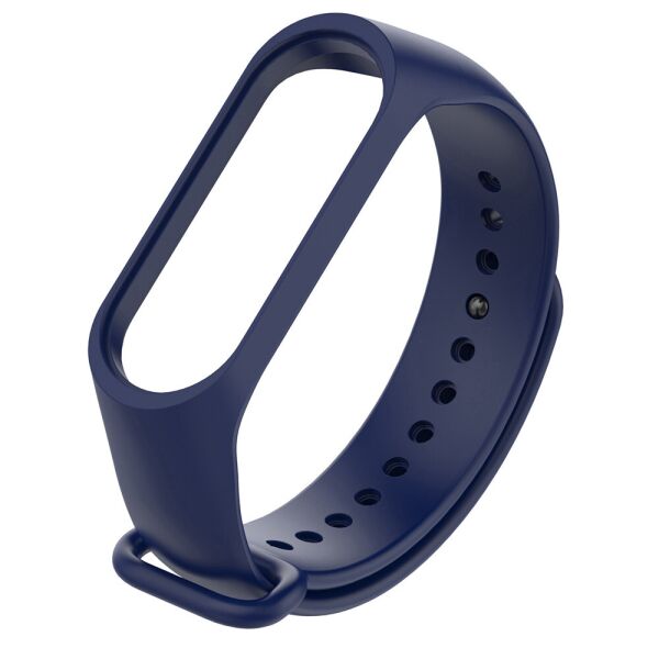 

Ремешок для фитнес браслета Xiaomi Mi Band 3 и 4 Dark blue