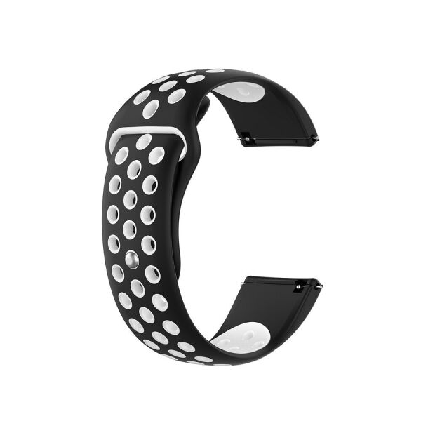 

Ремешок для часов Nike design bracelet Universal, 20 мм., Black with white