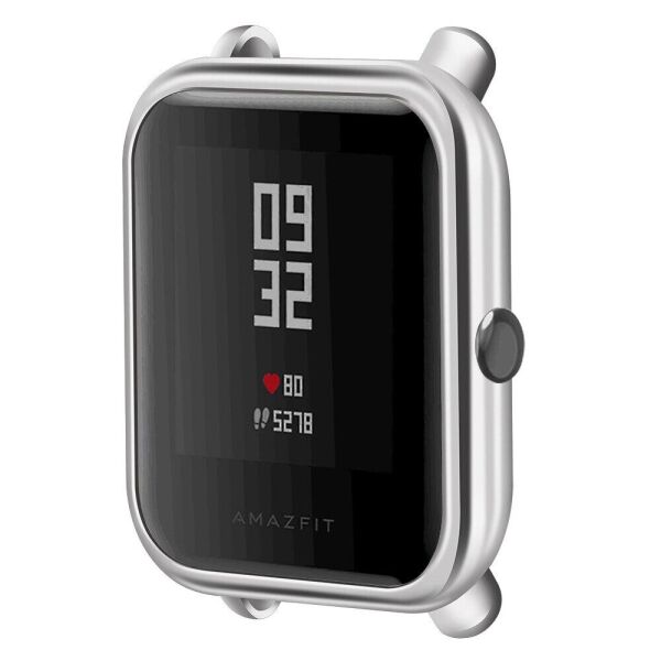

Защитный чехол для смарт часов Amazfit Bip / Bip Lite / Bip S Silver
