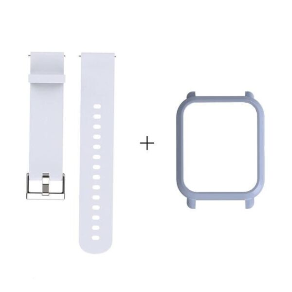

Amazfit Bip Комплект для смарт часов (ремешок и бампер), White