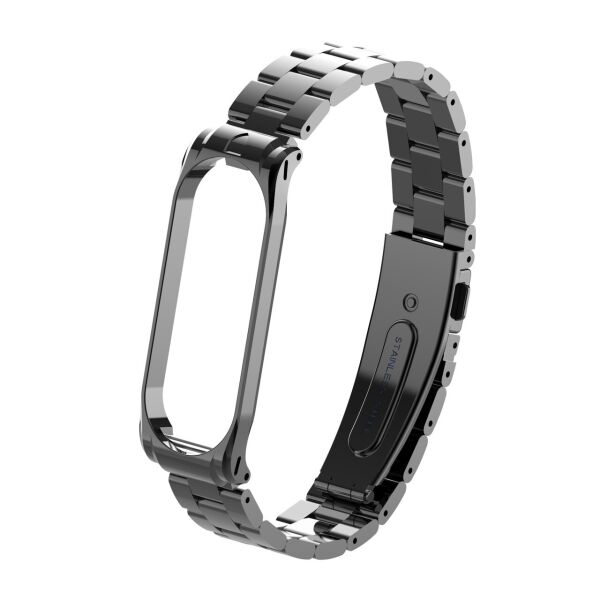 

Ремешок для фитнес браслета Xiaomi Mi Band 3 и 4 Bead design Black