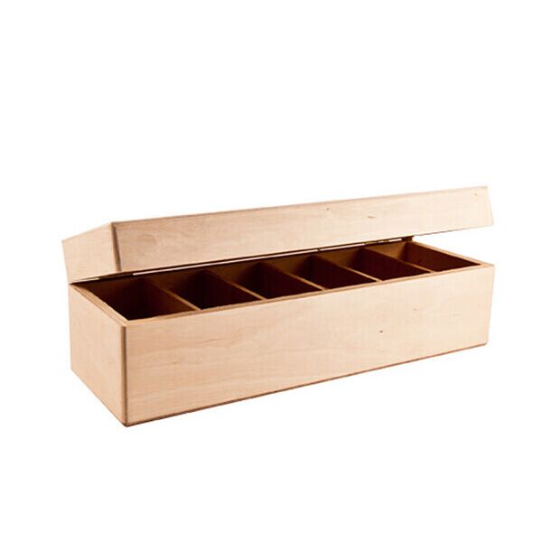 

Заготовка для декупажа Alizarin Шкатулка для чайных пакетиков 29 х 9.5 х 8.5 см фанера (SH027-29-9-8.F)