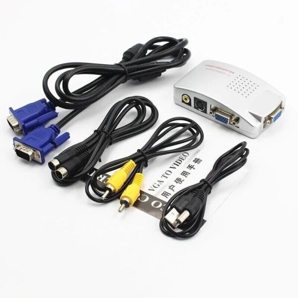

Конвертер преобразователь UKC VGA на AV