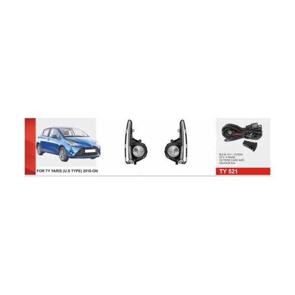 

Фари DLAA дод. Mitsubishi MB-676/H11-12V55W (TY-521A)