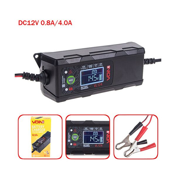 

Зарядний пристрій VOIN VL-124 12V/4A/3-120AHR/LCD/Iмпульсний (VL-124)