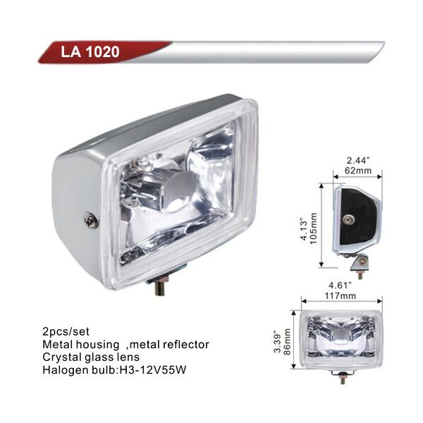 

Фара DLAA додаткова 1020-W хром/H3-12V-55W/117*86мм (LA 1020-W)