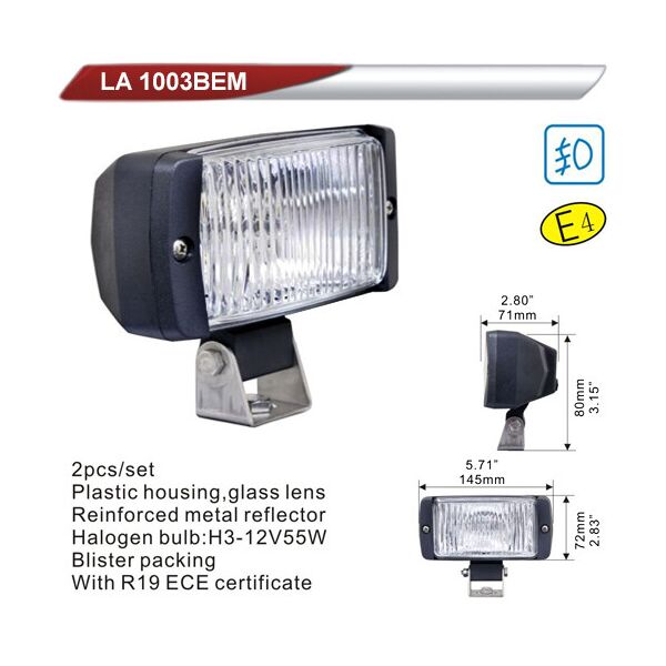 

Фара DLAA додаткова 1003BEM-PW/H3-12V-55W/145*72мм (LA 1003BEM-PW)