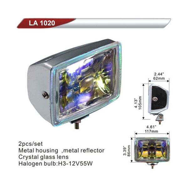 

Фара DLAA додаткова 1020-RY хром/H3-12V-55W/117*86мм (LA 1020-RY)