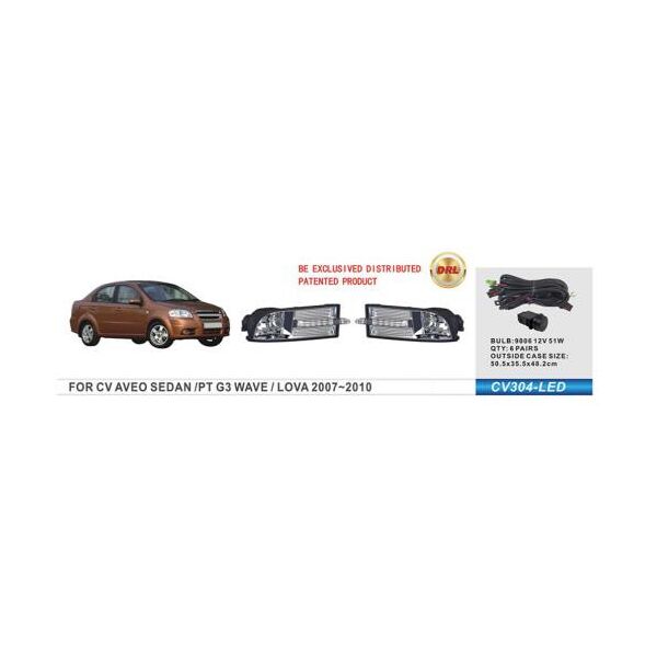 

Фари DLAA Ford Fiesta 2013-17/FD-648/H11-12V55W/eл.проводка (CV-304-LED FOG+DRL)