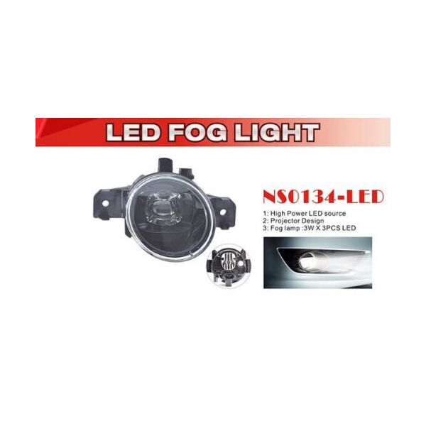 

Фари DLAA Nissan Leaf 2012-17/NS-344/H11-12V55W/eл.проводка (NS-0134-LED)