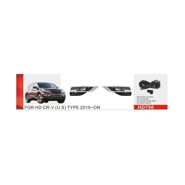 

Фари DLAA Honda CR-V/2017-/HD-993E/H8-12V35W (HD-796)
