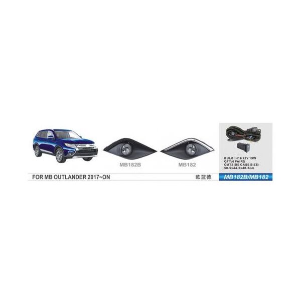 

Фари DLAA Mitsubishi Outlander 2015-18/MB-182 (MB-182)