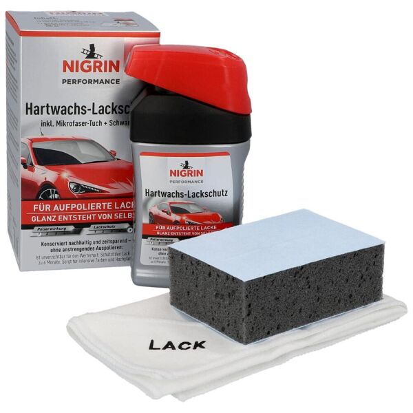 

NIGRIN Performance Hartwachs-Lackschutz Turbo защитный восковый полироль в наборе (Германия) 300 мл