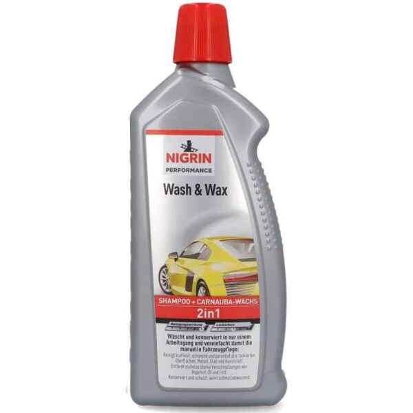 

NIGRIN Performance Wash - Wax Turbo автошампунь концентрат с воском (Германия) 1 л