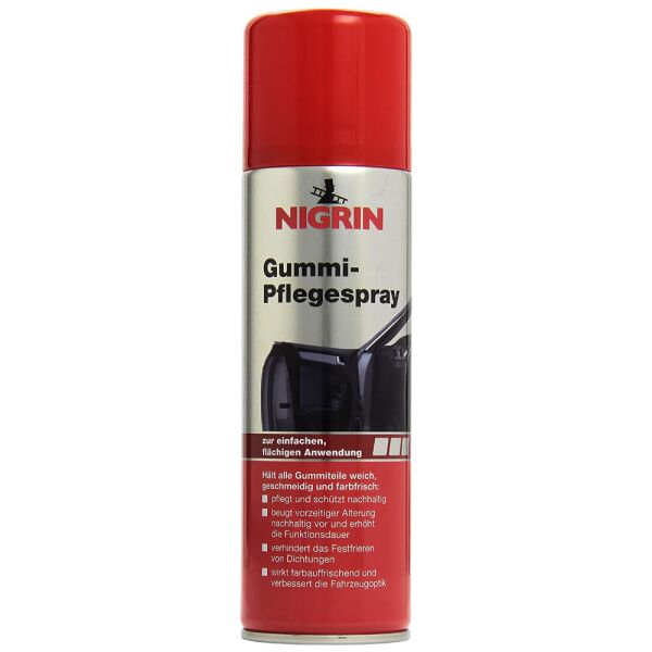 

NIGRIN Gummi-Pflegespray спрей для ухода за резиновыми деталями (Германия) 300 мл