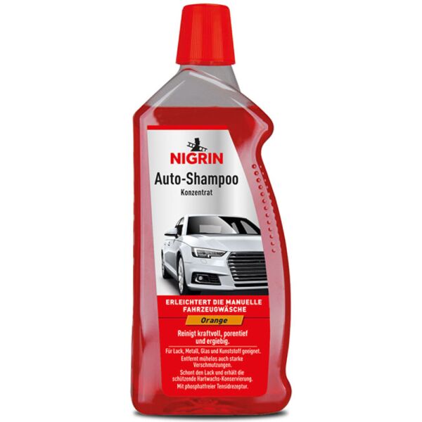 

NIGRIN Auto-Shampoo Konzentrat Duft Orange автошампунь концентрат (Германия) 1 л