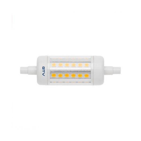 

Светодиодная LED лампа GTV, 6W, R7s, 4000K – нейтральное свечение.
