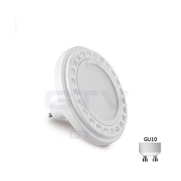 

Светодиодная LED лампа GTV, 12W, AR111/ES111, 120°, 3000К – тёплое свечение, белый.