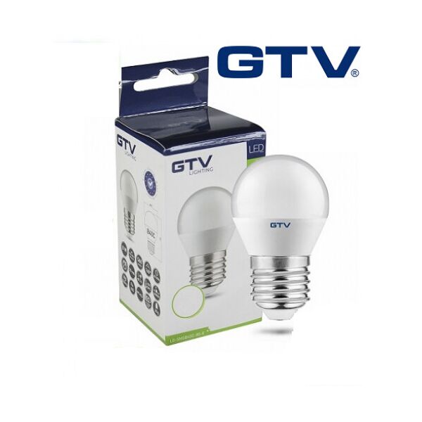 

Светодиодная LED лампа GTV, 8W, E27, G45, шарик, 4000К – нейтральное свечение. ПОЛЬША!!! Гарантия - 3 года