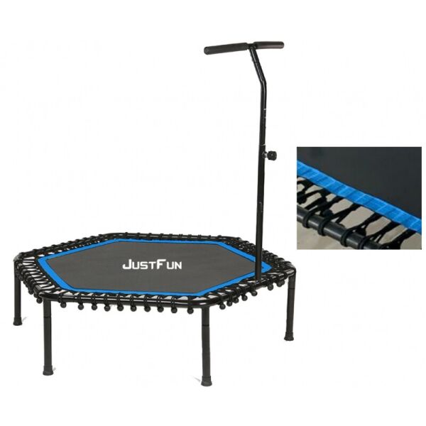 

Батут для фитнеса Just Fun Fitness 135 см синий, батут с ручкой без сетки