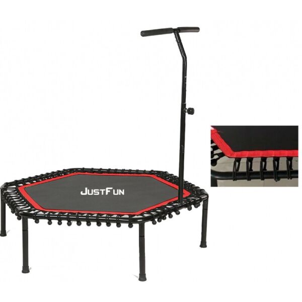 

Батут для фитнеса Just Fun Fitness 135 см красный, батут с ручкой без сетки