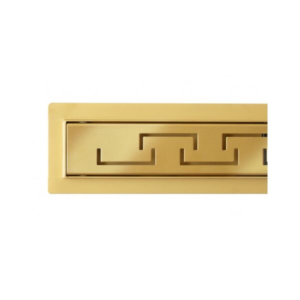 

Трап для душа Epelli Grande D'oro 80 cm из нержавеющей стали, золотой, с комбинированным затвором