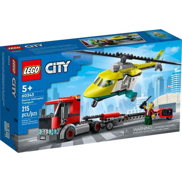 

LEGO City Перевезення рятувального гелікоптера (60343)