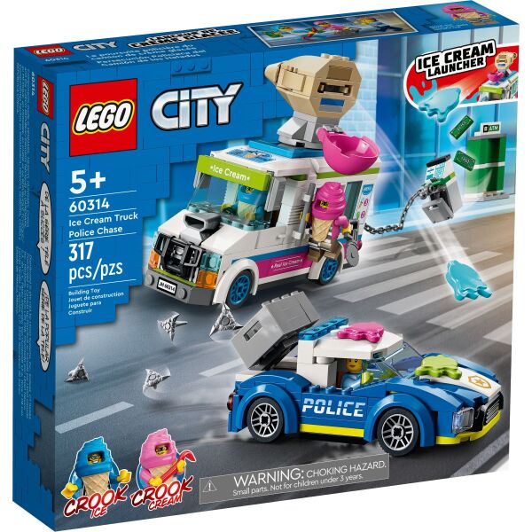 

LEGO City Поліцейське переслідування фургона з морозивом (60314)