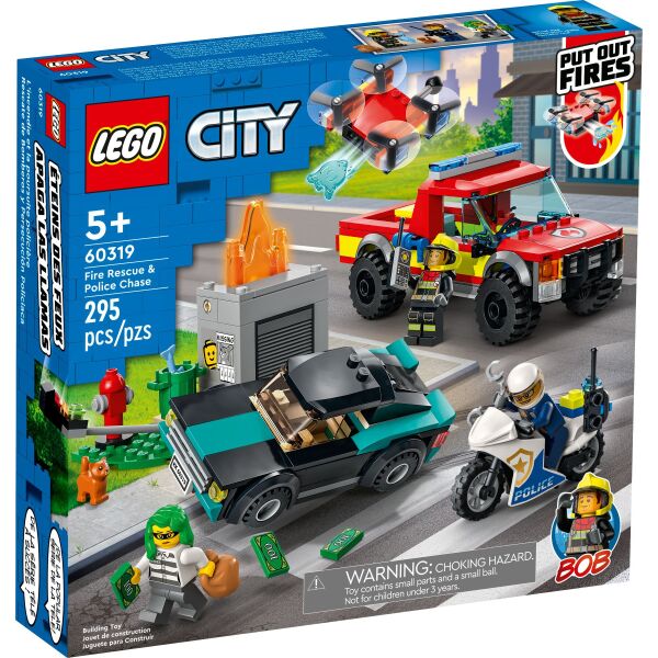 

LEGO City Пожежна рятувальна служба і поліцейське переслідування (60319)