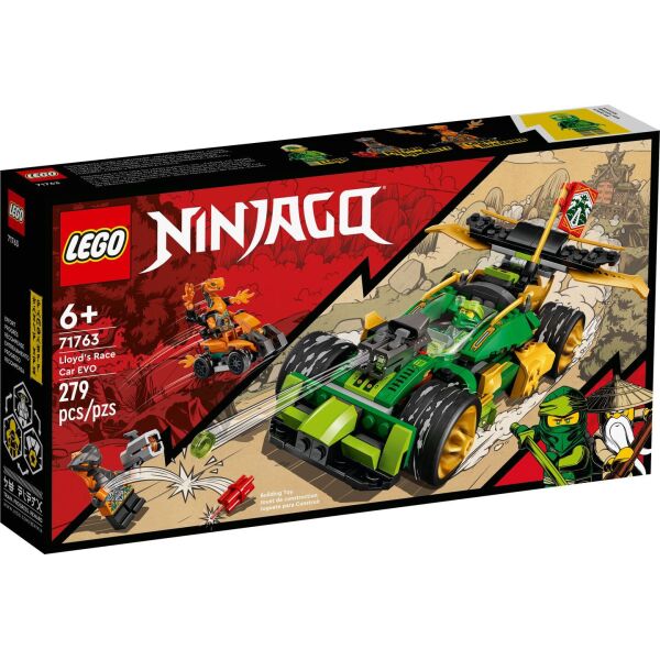 

LEGO® NINJAGO™ Гоночный автомобиль ЭВО Ллойда (71763)