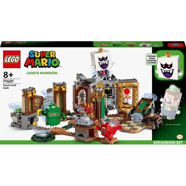 

LEGO Super Mario Додатковий набір «Пошуки привидів» Маєток Луїджі™ (71401)